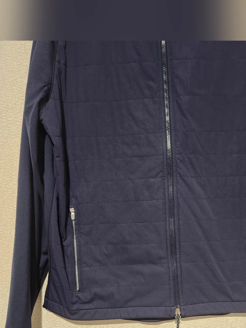 Peter Millar Merge Hybrid Jacket Navy Mens Medium Full Zip Golf